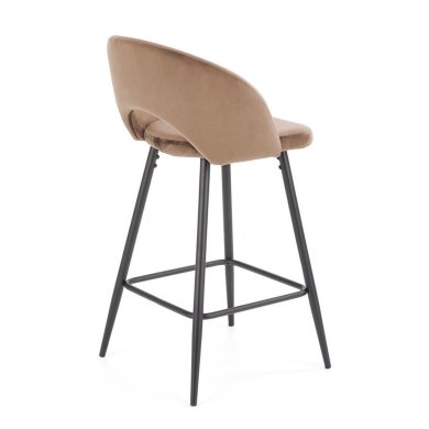 Барный стул Halmar H-96 Velvet Бежевый V-CH-H/96-BEŻOWY фото - 2