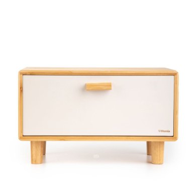 Хлібниця Homla BAMBOU 35x23х21 см Білий 222328