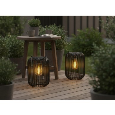 Декоративний світильник на сонячній батареї Garden Line LAP8884 Чорний LAP8884 фото - 2