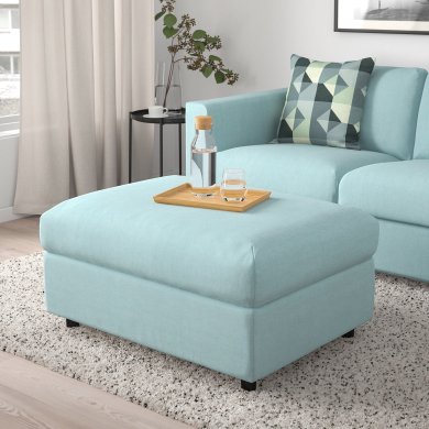 IKEA Подставка для ног VIMLE Голубой (ИКЕА ВИМЛЕ) 49392596 фото - 4