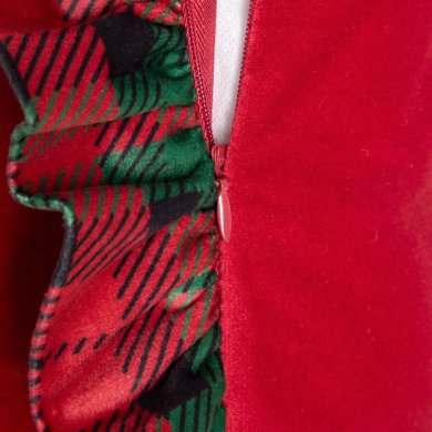 Декоративна наволочка Homla TARTAN 2 45х45 см Червоний 242004 фото - 4