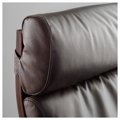 IKEA Крісло-качалка POANG Темно-коричневий (ИКЕА ПОАНГ) 89860765 фото - 2