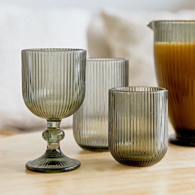 Бокал для вина Homla ALESA 220 мл Серый - 6 Бокал для вина Homla ALESA 220 мл Серый 224201 фото - 6