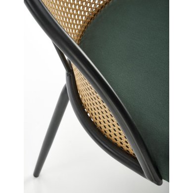 Обеденный стул Halmar K508 Темно-зеленый - 8 Обеденный стул Halmar K508 Темно-зеленый V-CH-K/508-KR-C.ZIELONY фото - 8