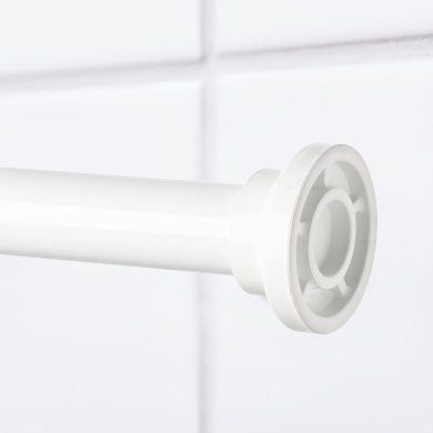 IKEA Карниз для душевой занавески BOTAREN 70-120 см Белый (ИКЕА BOTAREN) 10306019 фото - 10