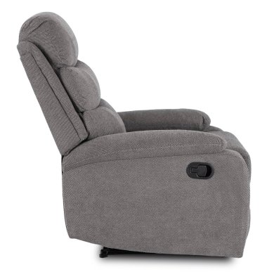 Крісло м'яке розкладне з реклайнером Mebel Elit KOBE 2 Сірий ME.KOBE/P/T/FW фото - 4