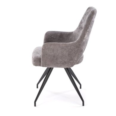 Обідній стілець поворотний Halmar K542 Попелястий V-CH-K/542-KR-POPIELATY фото - 4