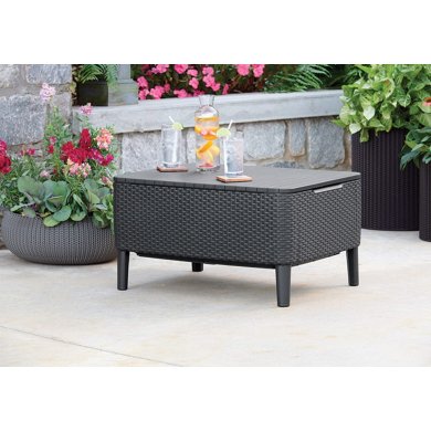 Садовый стол-сундук Keter SALEMO Графит - 3 Садовый стол-сундук Keter SALEMO Графит 244102 фото - 3