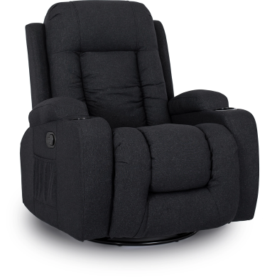 Кресло мягкое раскладное массажное с реклайнером Mebel Elit BOX 2 Черный - 3 Кресло мягкое раскладное массажное с реклайнером Mebel Elit BOX 2 Черный ME.BOX2/CZ/T/FW фото - 3