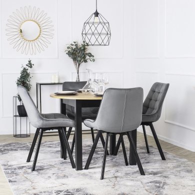 Обідній стілець Mebel Elit RICK Welur Сірий - 6 Обідній стілець Mebel Elit RICK Welur Сірий ME.RICK/P/V/K фото - 6