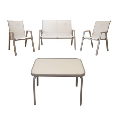 Комплект садовой мебели Kontrast MARBELLA WOOD Бежевый Meb000082 фото - 2