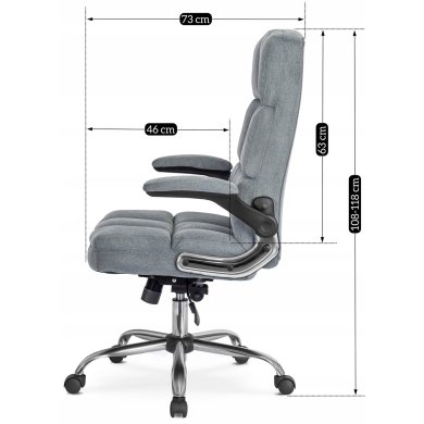 Офісне крісло Mebel Elit LONDON Сірий - 19 Офісне крісло Mebel Elit LONDON Сірий ME.LONDON/P/T/FO фото - 19