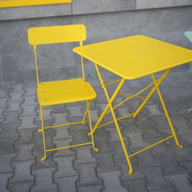 IKEA Складаний садовий стілець SUNDSO Жовтий (ИКЕА СУНДСО) 90575890 фото - 7