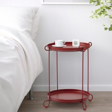 IKEA Журнальний стіл LIVELYCKE Червоний (ИКЕА ЛИВЛИККЕ) 70564010 фото - 2