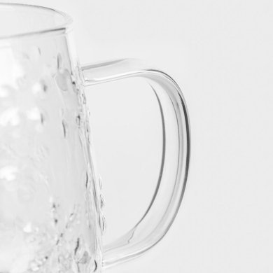 Кружка Homla ELDA 450 мл Прозорий - 3 Кружка Homla ELDA 450 мл Прозорий 234814 фото - 3