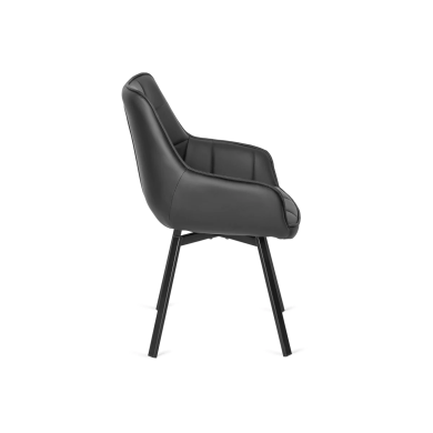 Обідній стілець поворотний Mebel Elit LUNA Чорний - 4 Обідній стілець поворотний Mebel Elit LUNA Чорний ME.LUNA/CZ/E/K фото - 4