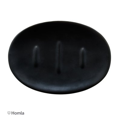 Мыльница Homla JUPITER 12x2 см |Черный / Дерево 156479 фото - 2