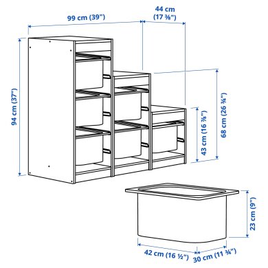 IKEA TROFAST (ИКЕА ТРУФАСТ) 29606659 фото - 6