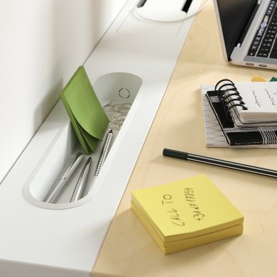 IKEA Письменный стол MITTZON Береза (ИКЕА МИЦОН) 29528039 фото - 5