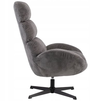 Кресло мягкое поворотное Kontrast AXEL Velvet Серый 5.01.84038 фото - 2