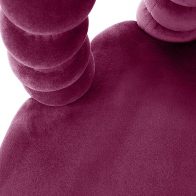 Обеденный стул Homla BUBBLE BEAM Welur Бордовый 226091 фото - 7