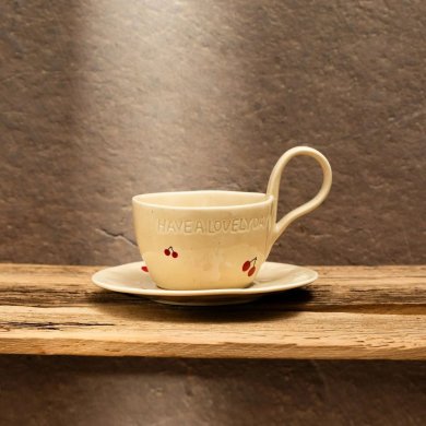 Чашка с блюдцем Homla ISERNIA 200 мл Принт 236906 фото - 8