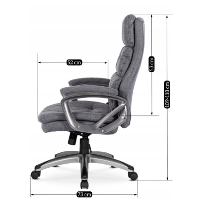 Офісне крісло Mebel Elit STRATO 2 Сірий ME.STRATO2/P/T/FO фото - 12