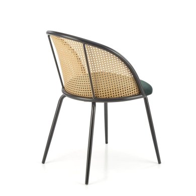 Обеденный стул Halmar K508 Темно-зеленый - 3 Обеденный стул Halmar K508 Темно-зеленый V-CH-K/508-KR-C.ZIELONY фото - 3