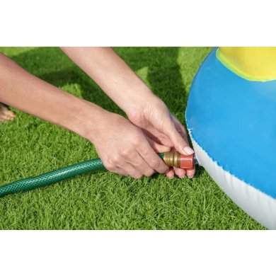 Надувний дитячий басейн Bestway 53092 RAINBOW 257x145x91 см Блакитний BES53092 фото - 5