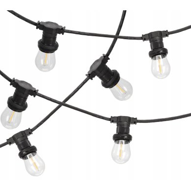 Декоративная гирлянда Garden Line 10 LED 7 м Теплый-белый SOL1236 фото - 3