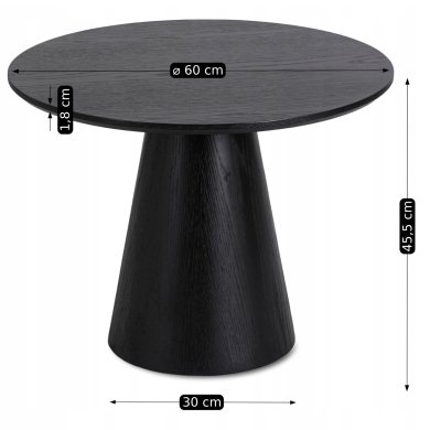 Журнальний стіл Mebel Elit CASSANDER Чорний ME.CASSANDER/CZ/CZ/L фото - 9