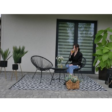 Комплект садових меблів Garden Line ACAPULCO  Чорний FAT3439 фото - 3