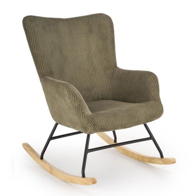 Кресло-качалка мягкое Halmar BELMIRO Оливковый Кресло-качалка мягкое Halmar BELMIRO Оливковый V-CH-BELMIRO-FOT-OLIWKOWY