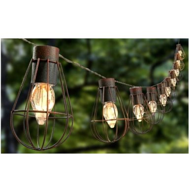 Декоративна гірлянда на сонячній батареї Garden Line 10 LED 1,8 м Теплий-білий SOL3644 фото - 6