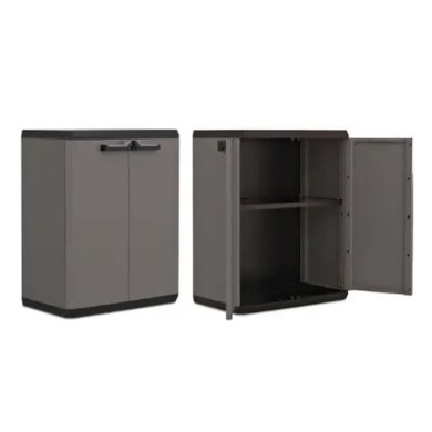 Садовый шкаф Keter/Kis PIU LOW CABINET Серый 241542 фото - 2