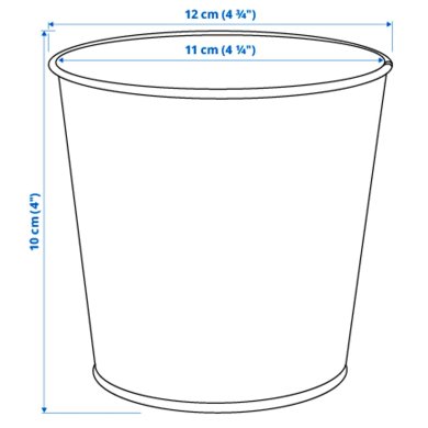 IKEA кашпо DAIDAI (ИКЕА DAIDAI) 70359401 фото - 6