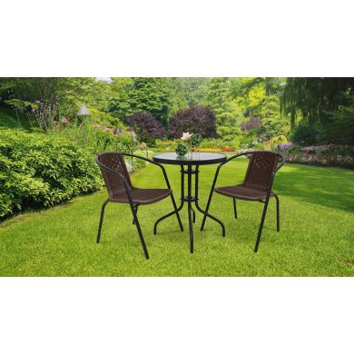 Комплект садовой мебели Kontrast LORETTO Коричневый 7858600 фото - 4