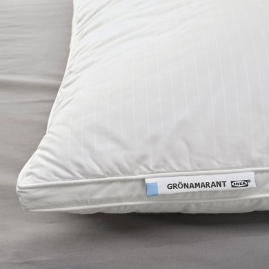 IKEA Подушка GRONAMARANT 50x60 см Белый (ИКЕА ГРЁНАМАРАНТ) 00460431 фото - 2