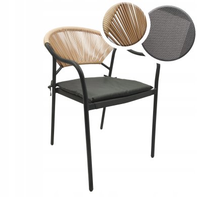 Садовый стул Kontrast PORTO Серый - 11 Садовый стул Kontrast PORTO Серый 5.03.212702 фото - 11