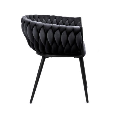 Обеденный стул Homla PRINSSI Welur Черный 219358 фото - 2