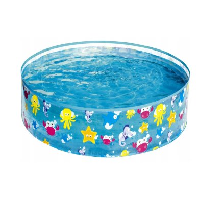 Детский каркасный бассейн Bestway 55028 122х25 см Принт BES55028 фото - 2