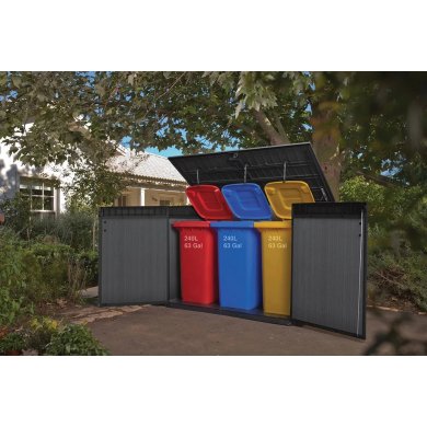 Садовый шкаф Keter CORTINA MEGA 2020 л Графит 255146 фото - 3