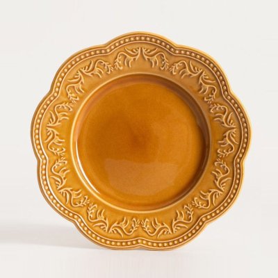 Десертна тарілка Homla SALTIS 20 см Бурштиновий