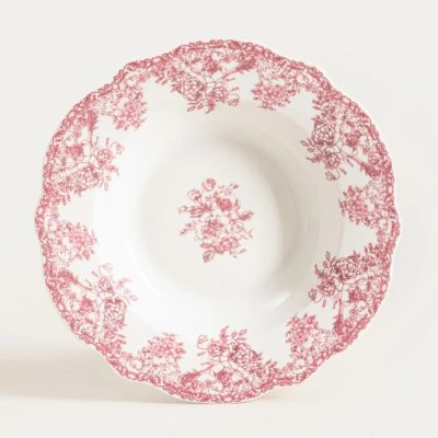 Глибока тарілка Homla LOURRY 22 см Червоний