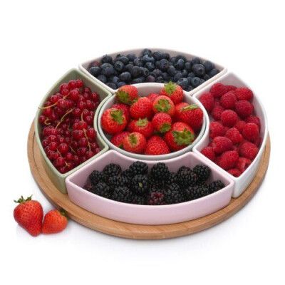 Сервировочный набор Duka Warewood Idunn | Цветной / Дерево