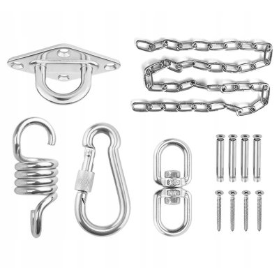 Комплект для встановлення гамака Kontrast 300 кг Сріблястий