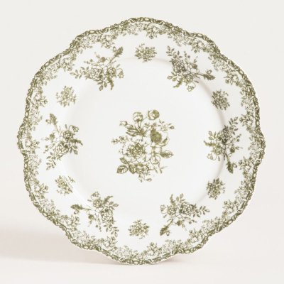 Обідня тарілка Homla LOURRY 27 см Зелений