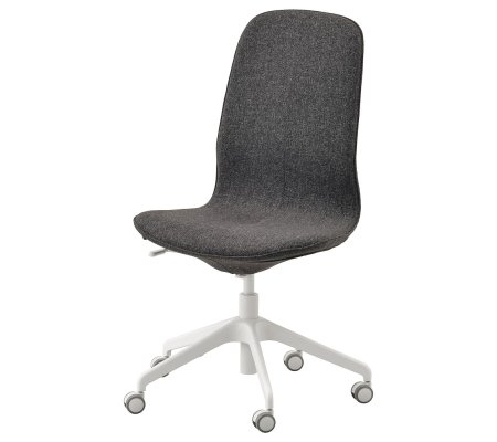 IKEA Офісне крісло LANGFJALL Темно-сірий (ИКЕА ЛАНГФЬЯЛЛЬ)