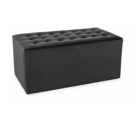 Пуф Signal LORI 2 Welur Черный, фото Пуф Signal LORI 2 Welur Черный