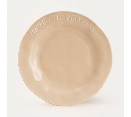Десертна тарілка Homla ISERNIA 20 см Бежевий